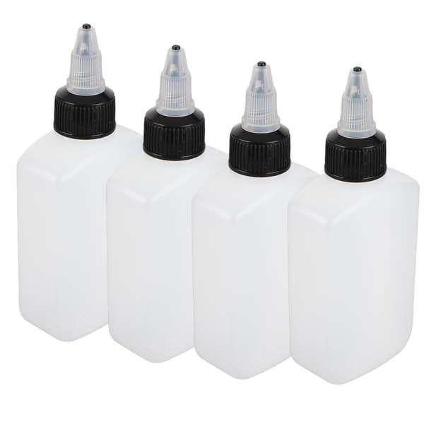 4 stk 100ML Krydderflasker, Bærbar Forseglet Oljedispenser for BBQ Camping