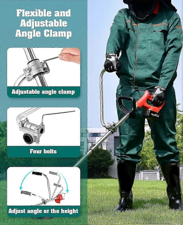 Håndtak for gresstrimmer, Ergonomisk håndtak for gresstrimmer, Ugresskutterhåndtak, Trimmerhåndtak for gressklipping
