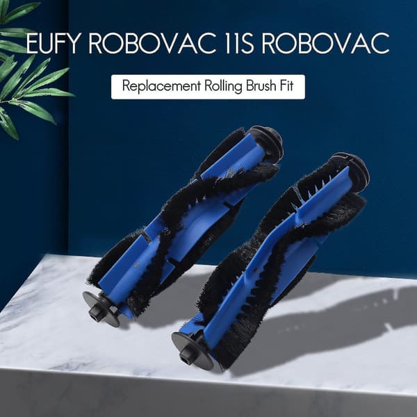 Rullebørste egnet til Eufy Robovac 11s Robovac 30 Hovedbørste 2 stk