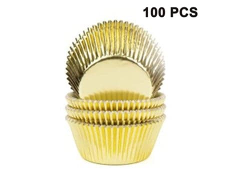 100 Mini Cupcake-former i Papir