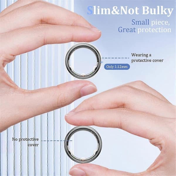 Ring Cover til Ring Beskytter, Silikone Elastisk Etui til Ring Gen 3 Træning M as shown