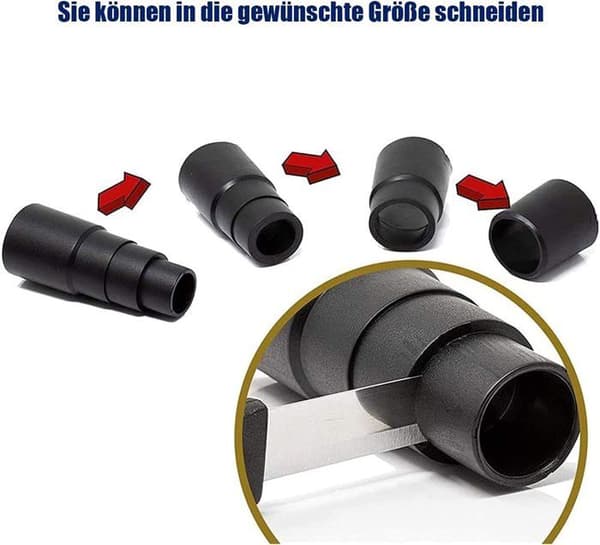 Dammslangsadapterset, 5-delat universellt standarddammsugarslangsadapter