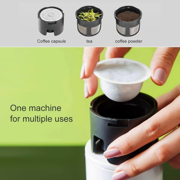 Bærbar espressomaskin USB kaffetrakter, liten reisekaffebrygger