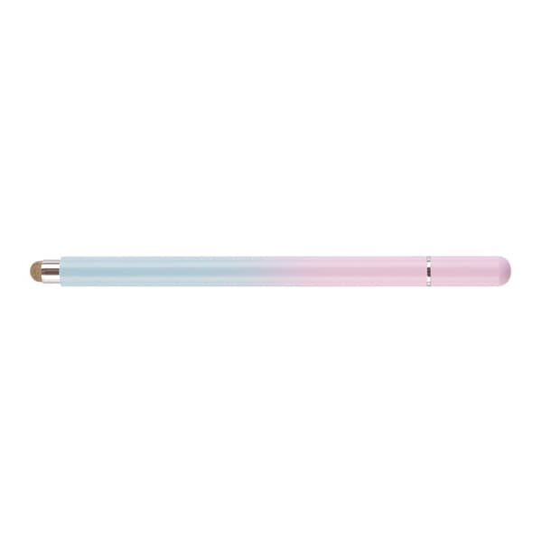 Kapacitiv Styluspenna för iPad Samsung Android, Fin Spets, Gradient Rosa Blå, Aluminium