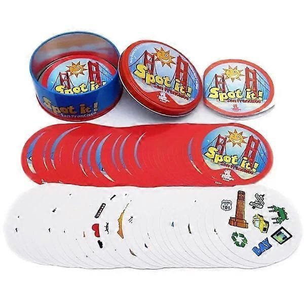 Spot it! -peli dobble (Rautalaatikko-Torni)