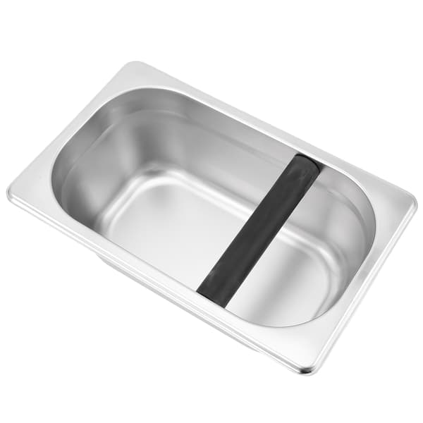 Knock Box i rustfrit stål, beholder til kaffegrums, tilbehør til kaffemaskiner, Aquaforge