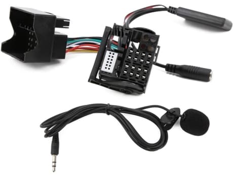 Truyuety Bluetooth-autoadapteri 15 metrin audiokaapelilla ja mikrofonilla