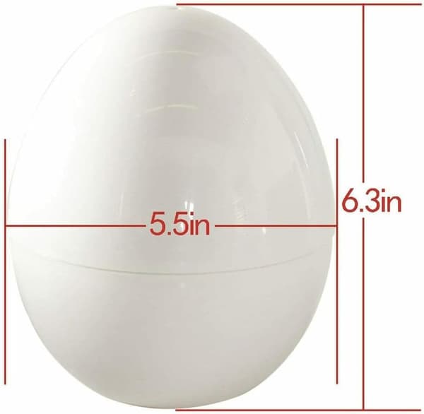 Mikrobølgeovn Eggekoker og Posjer, 4-Egg Kapasitet, Eggformet Dampkoker, Plast, for Rask Eggtilberedning