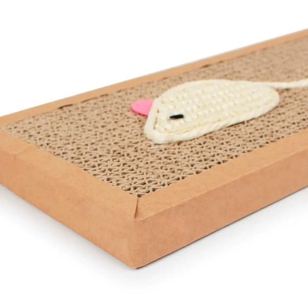 Pakke med 2 vendbare kradsebræt til katte, 37 x 12 cm