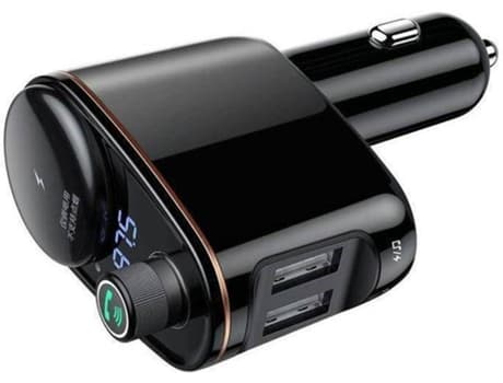 BASEUS Bluetooth och MP3 Cigarette Lighter Charger, Svart