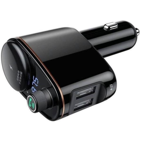 BASEUS Bluetooth og MP3 Cigarettænder Oplader, Sort