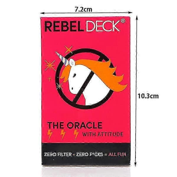 Rebel Deck Tarot Engelskt Schackbrädespel Spådom Förutspår Multiplayer-spel
