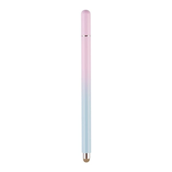 Kapacitiv Styluspenna för iPad Samsung Android, Fin Spets, Gradient Rosa Blå, Aluminium