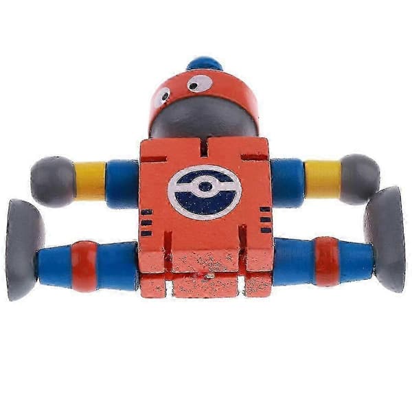 2x Flexibla Trädockor Robotar Modell Barn Spel Leksak Ställbar Gåva