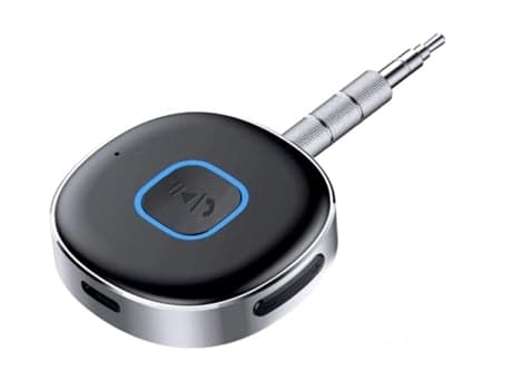 2023 Versjon Bluetooth Aux-bilmottaker Bærbar Adapter Bluetooth 5.0 3.5mm/Trådløs Audiomottaker Svart