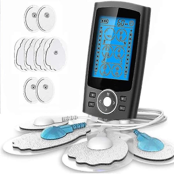 Fysioterapi Massager Muskelstimulator Enhed Med 24 Massage Modes Multipurpose Elektrisk Massager Blue