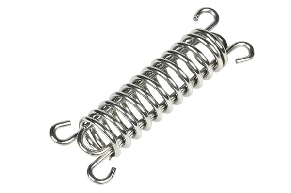 Spennfjær i rustfritt stål 10 cm, rustfri, for teltmarkise presenning