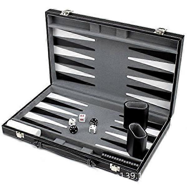 Bærbart backgammon sæt rejseskakspil til børn og voksne foldbart backgammon brætspil backgammon rejsesæt.
