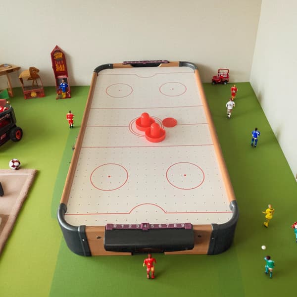 Luftdriven Bordsishockeyleksak för Interaktivt Familjespel
