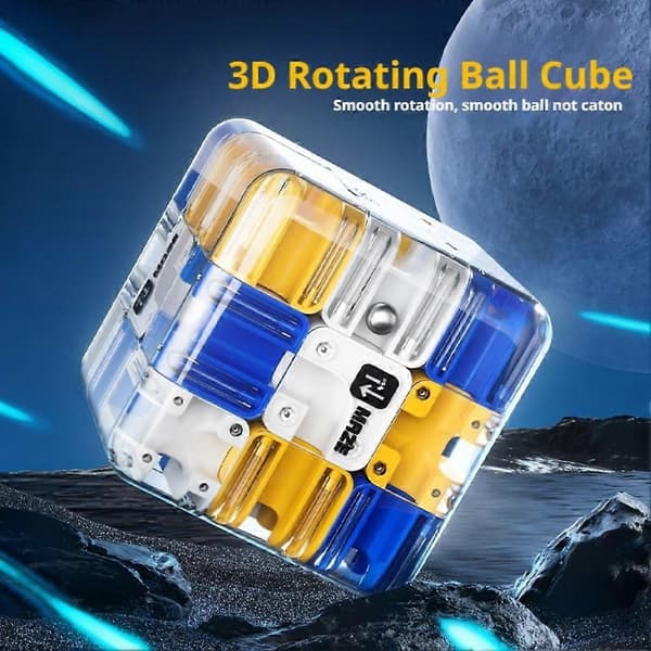 3D Smart Roller Ball Maze Cube för Stresslindring & Logikutveckling