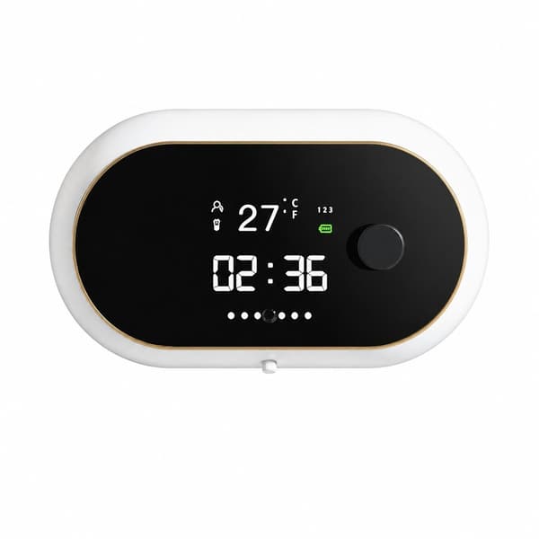 Hvid USB Genopladelig Vægmonteret Automatisk Sensor Skumsæbe- og Desinfektionsmiddeldispenser