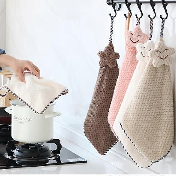 Badeværelseshåndklæder, Absorberende Mikrofiber Håndklæder til Håndtørring white