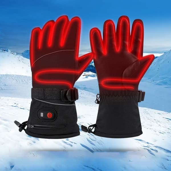 Oppladbare varmehansker for vinter, ski, ridning, utendørsarbeid, 3 temperaturinnstillinger