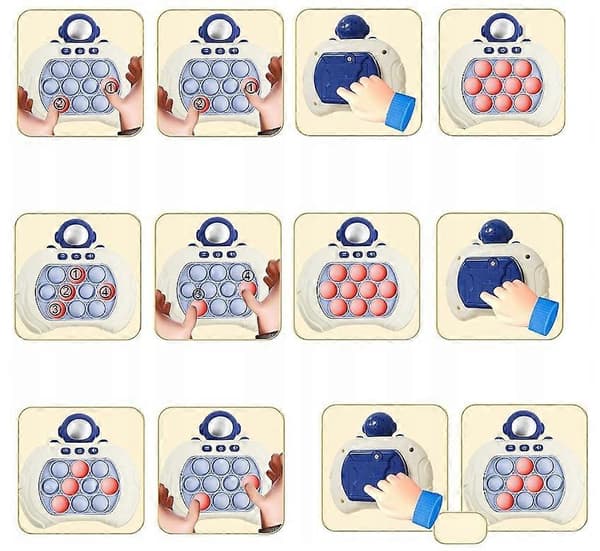 Pop It Elektronisk Spil Anti-stress Arkade Sensorisk Popit