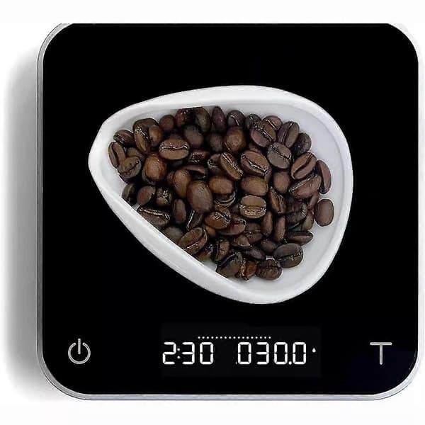 Keramisk Mätkopp, Mätsked, Vattenlev, 3-delars Set, Aquaforge Kaffebryggartillbehör