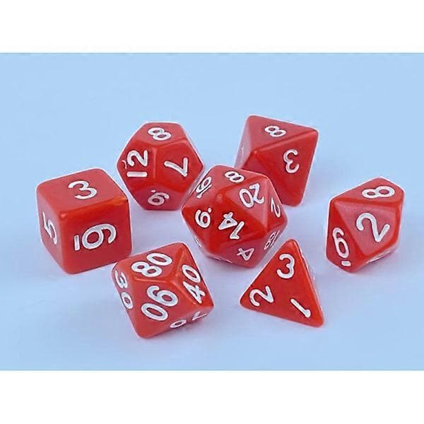 7 x 7 (49 stk.) Polyhedriske terninger 7 farver Rollespils terninger Spil