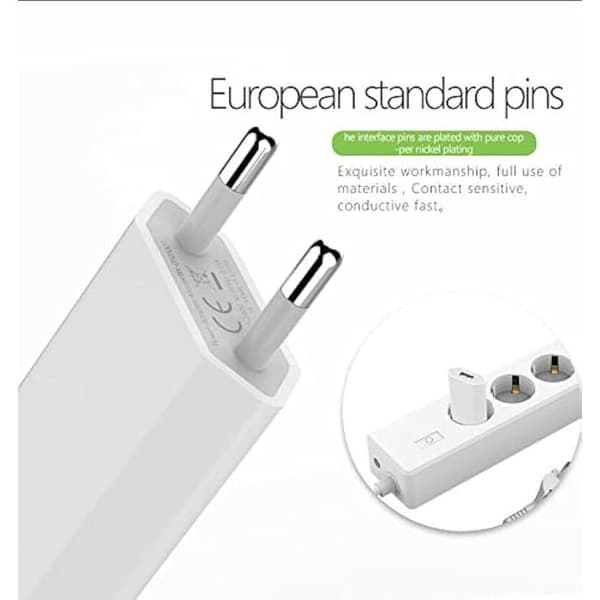 2-pak to-benet til USB universal rejseadapter til Asien og Europa