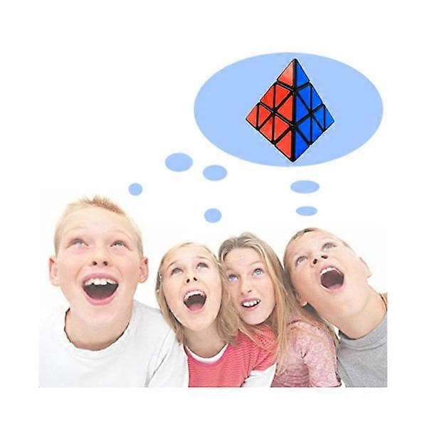 ROXENDA Pyraminx Speed Cube - Ultra-hurtig Glossy 3x3x3 Pyramide Puzzle