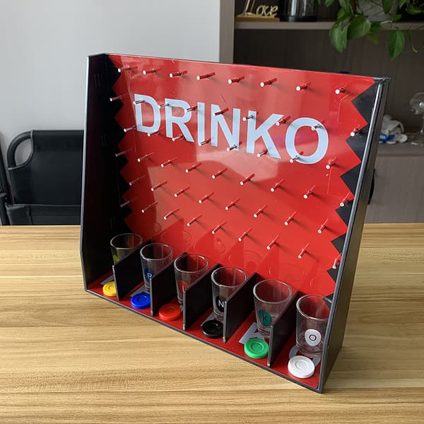 Drop Piece Drickspelställ för Barfest Bordslek Festspel