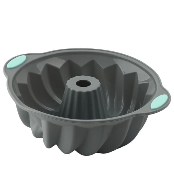 Silikonkakformset, runda bakformar för moussebröd chiffong, 9 delar, non-stick Silicone pumpkin plate