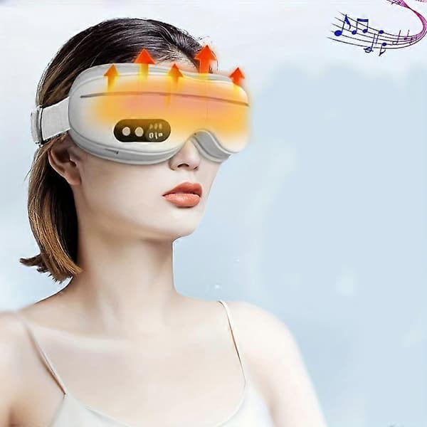 Bluetooth Smart Ögonmassage Justerbar Temperatur Uppladdningsbar Ögonskydd Ögonmassage