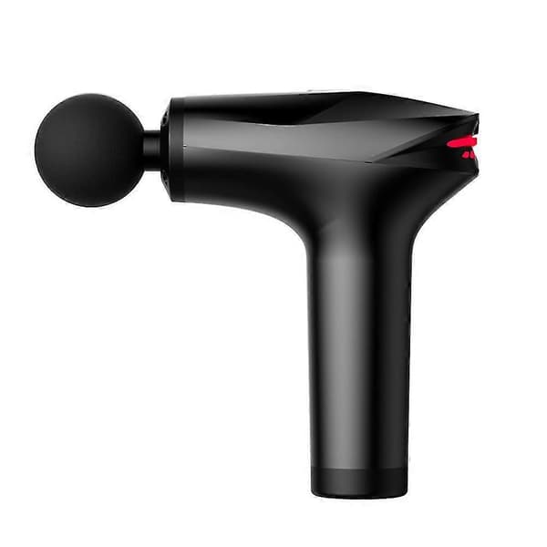 Fascia Gun Dyb Percussion Massageapparat Muskel Vibration Væv Afslappende Terapi Smertelindring Black