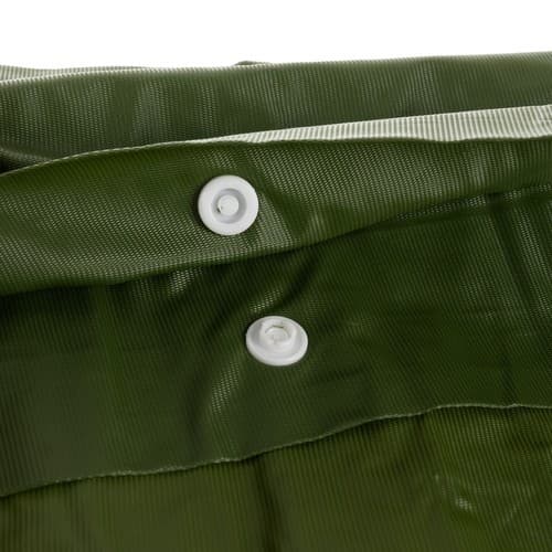 Grön PVC Regnponcho, Unisex Vattentät Regnjacka, Lättvikts Utomhus Regnjacka
