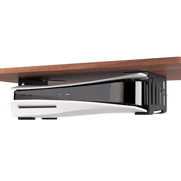 Under-Desk Stand til PS5/PS5 Slim, Skjult Montering, Metal, Pladsbesparende