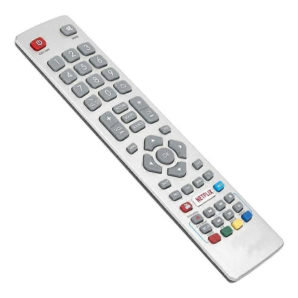 Ersättningsfjärrkontroll för Sharp Smart LED TV Controle silver
