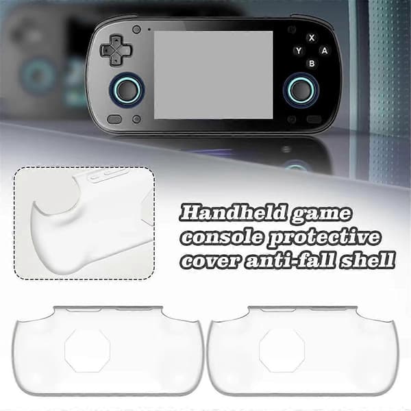 For Mini Grip Protect TPU Shell Case til Mini Offical Grip til RPMIN Retro Konsol Stand White
