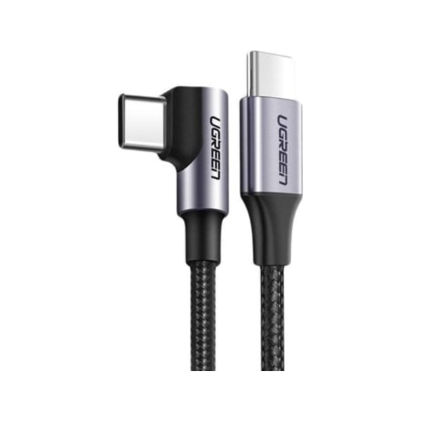 UGREEN Vinklet Kabel (USB - 1m - Sort)