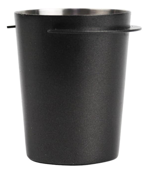 Kaffemålekop, målekoptilbehør i rustfrit stål, 58 mm sort Aquaforge