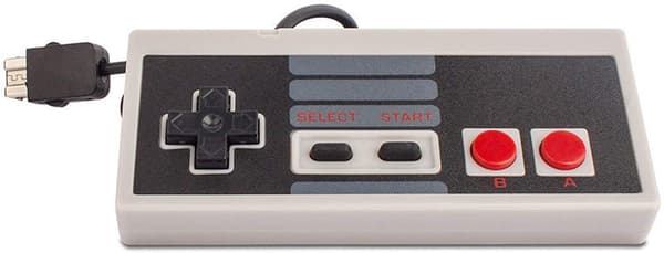 Mini Retro Klassisk Kablet Spillkontroller, 3m eller 1.8m Kabellengde 1 Controller 3 m