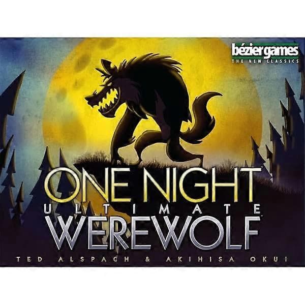 Bezier brädspel One Night Werewolf Svart