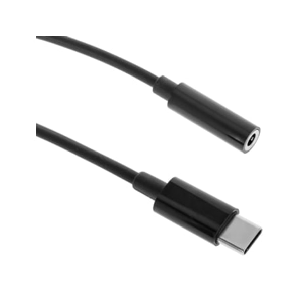 BEMATIK-C USB Adapterkabel til 3,5 mm hovedtelefoner - Sort