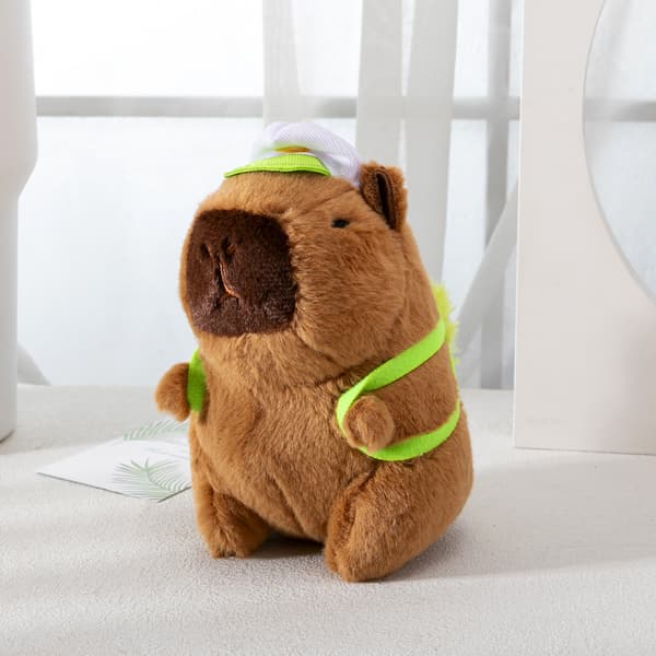 Kapybara pehmolelu Yellow Holding Ball / 12cm