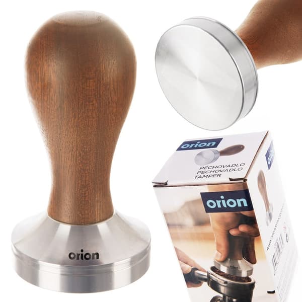 Kaffe Tamper Stål Træ 5x9,5 cm Aquaforge
