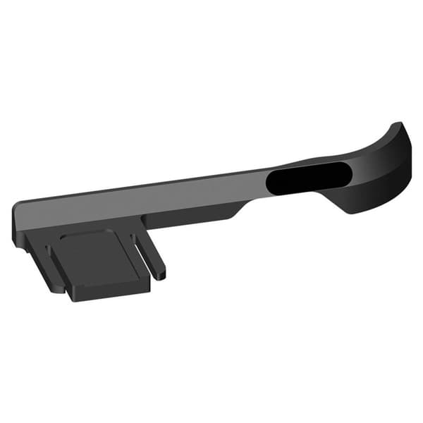 Tommelfingergreb i aluminiumslegering til Fujifilm X-M5, blitzskomontering, sort, ergonomisk kamerastøtte
