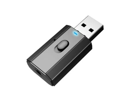 4-i-1 Bluetooth Sändare/Mottagare Svart Bluetooth Adapter