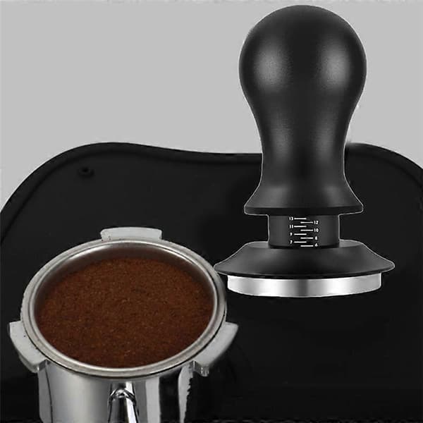 53mm Kaffepress med Justerbart Djup och Skala, Aquaforge Kaffedispenser